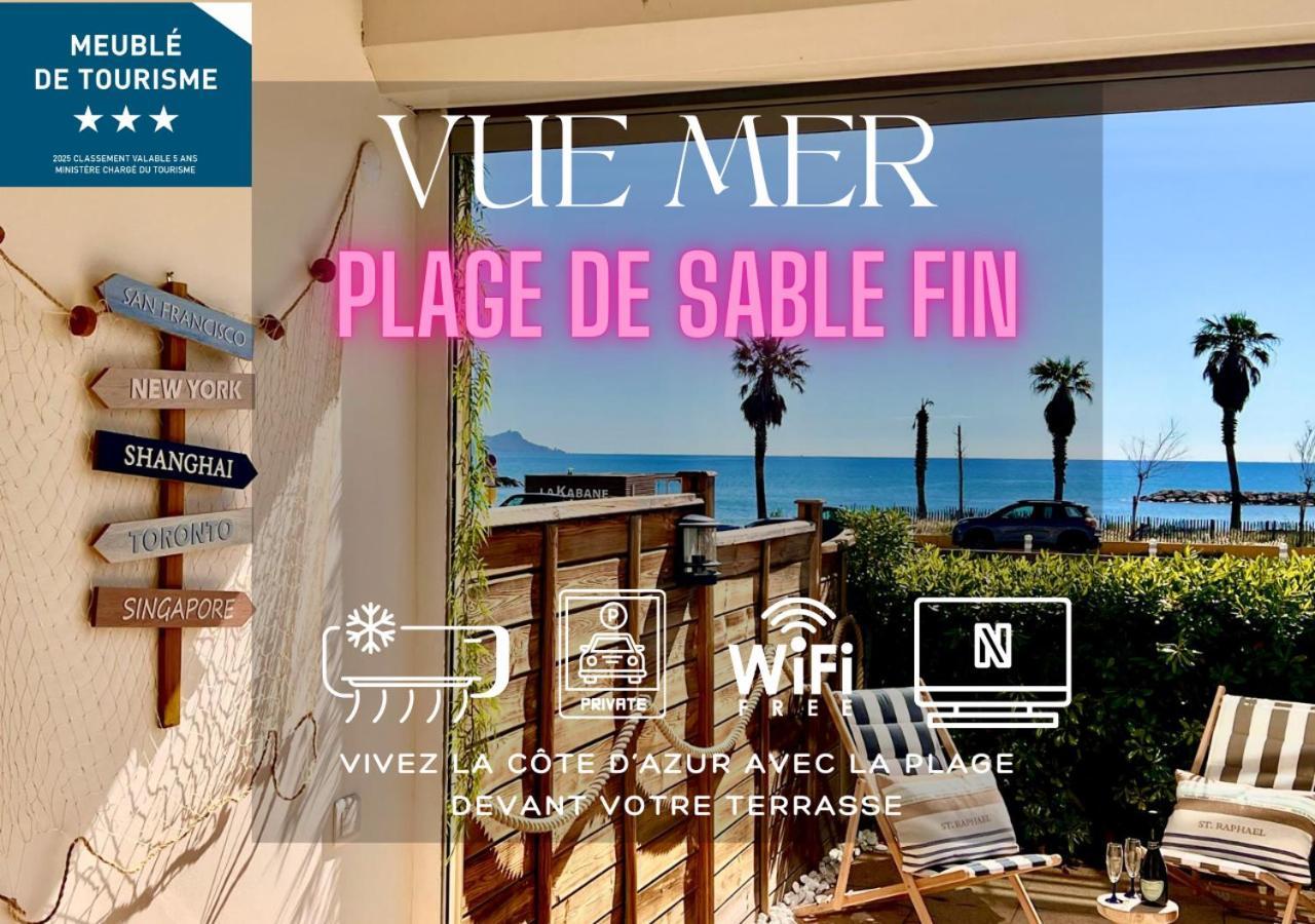 Studio Eclat Marine 3 Etoiles - Vue Mer - Parking-Clim-Plage A 20 Metres - Capitalchic Services Saint-Aygulf Fréjus 外观 照片